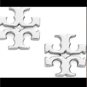Tory Burch Logo Stud Earrings - brand new
